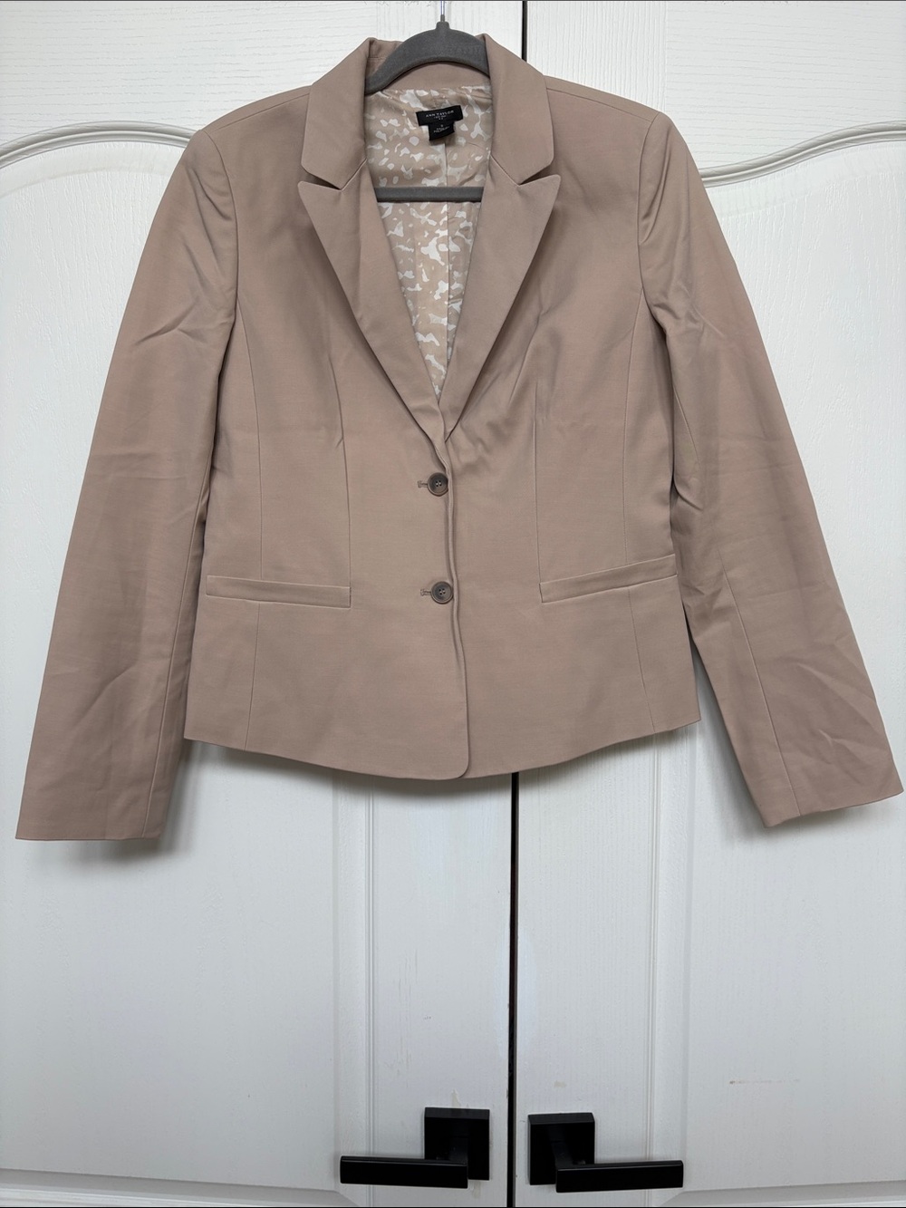 Ann Taylor Taupe Tailored Women's Blazer